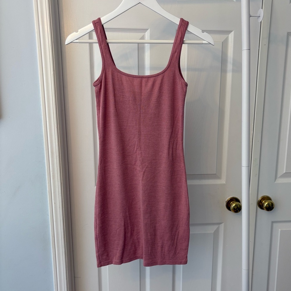 Aritzia Wilfred Free Dusty Pink Sleeveless Tank Dress Size Extra Small - Picture 3 of 12